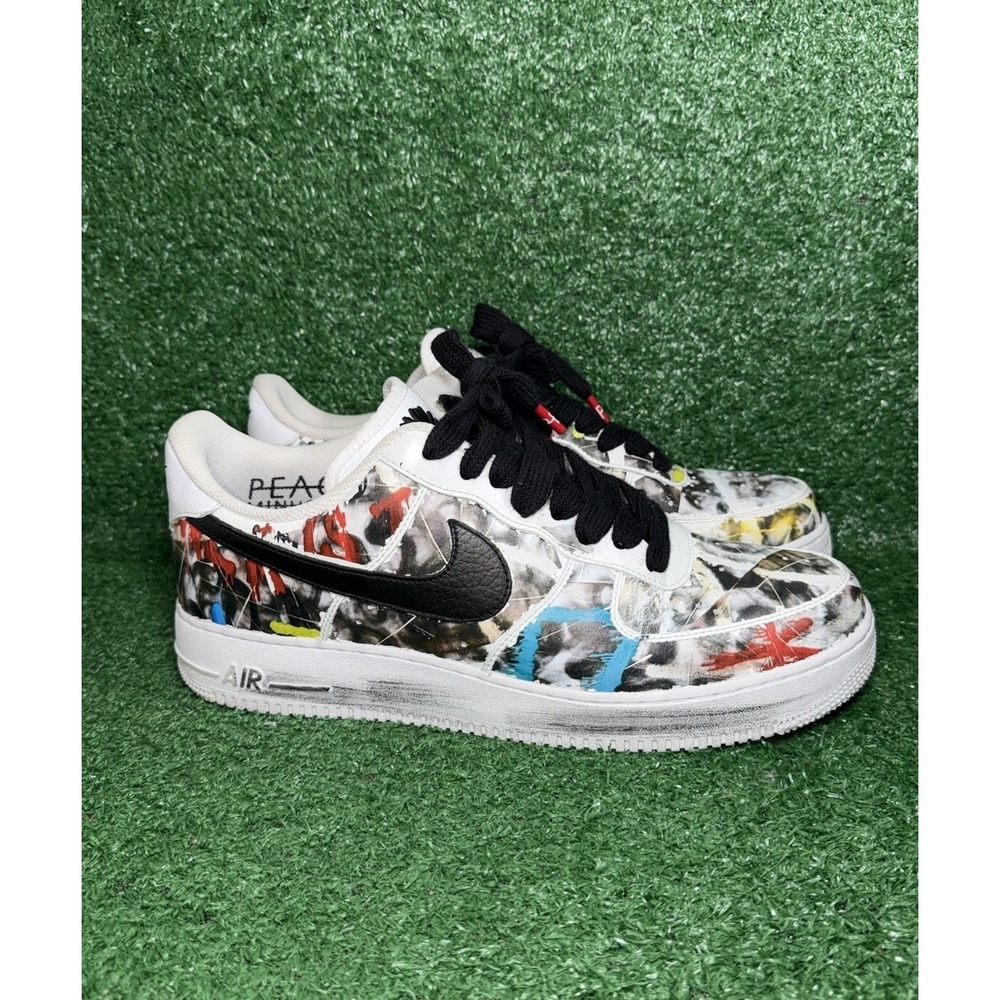 Nike G-Dragon Air Force 1 '07 Para-Noise 2.0 Mens Size 13 Paranoise White Korea
